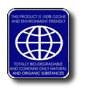 Spotless is 100% ozone and environment friendly, totally biodegradable, and contains only natural and organic substances